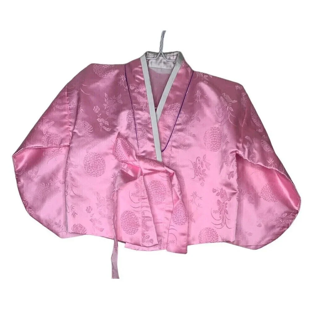 Geisha Girl Japanese Kimono, Jacket & Vest Costume Size XS Handmade
